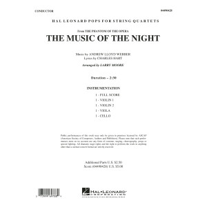 The Music of the Night (from The Phantom of the Opera) - Full Score